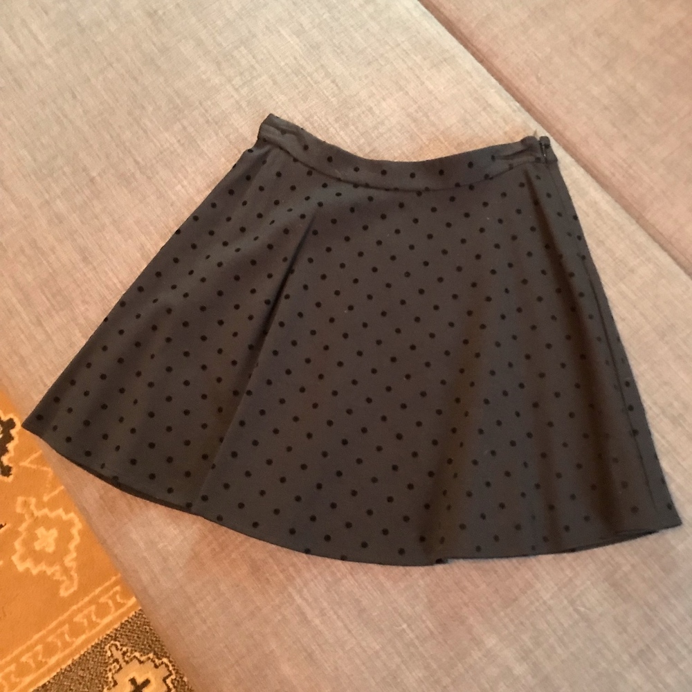 Madewell Dot Skater Skirt